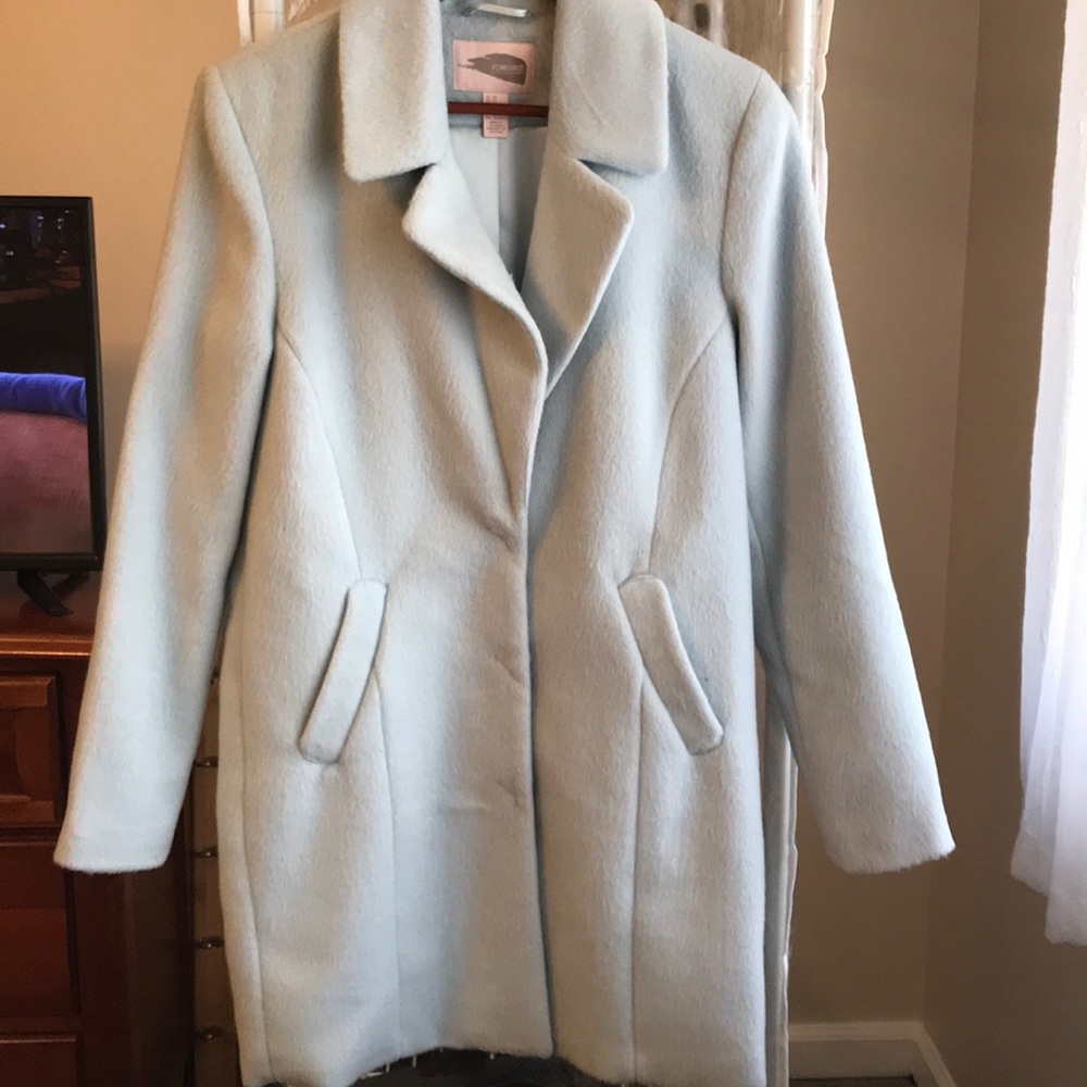 NWT Baby Blue Duster Coat